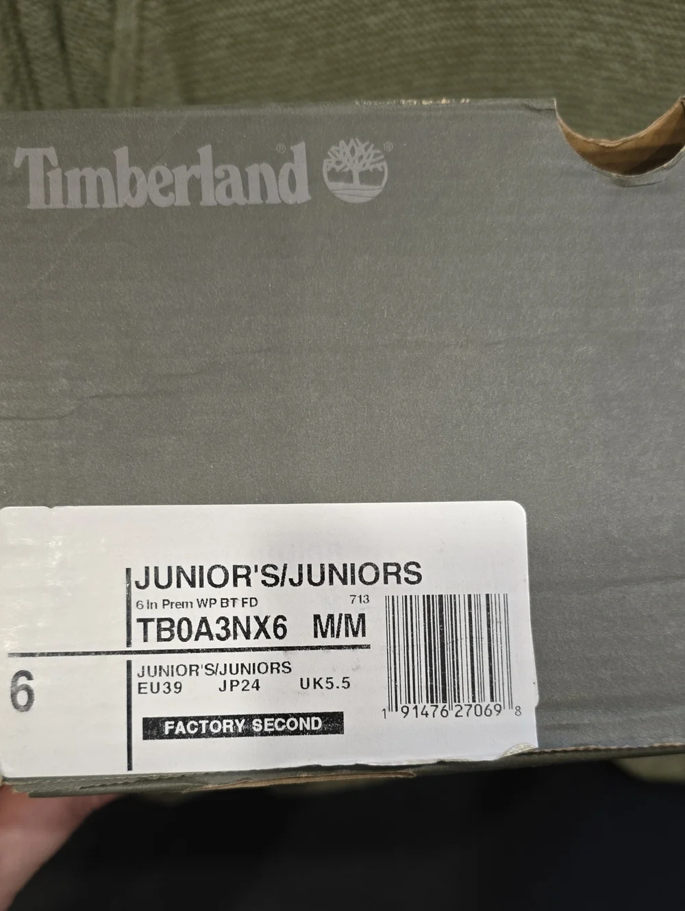 Timberland Big Kids Size 6Y Wheat Premium 6